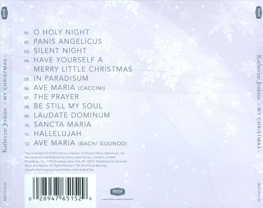My Christmas cover art