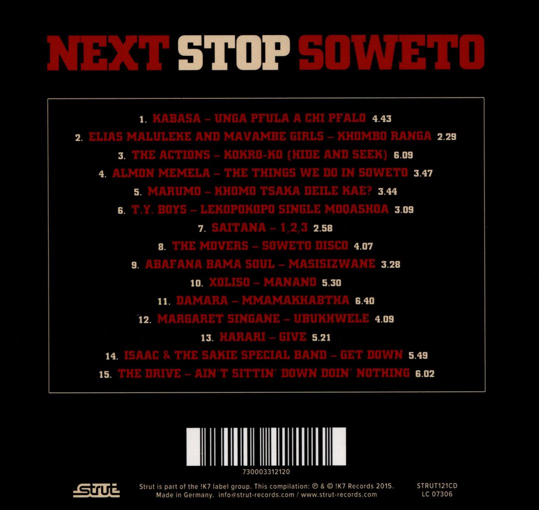 Next Stop Soweto, Vol. 4: Zulu Rock, Afro-Disco and Mbaqanga 1975-1985 cover art