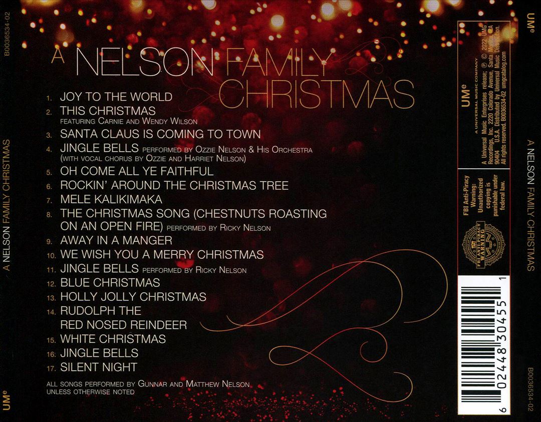 Nelson Family Christmas cover art