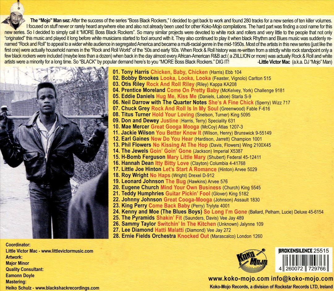 More Boss Black Rockers, Vol. 1: Guitar Pickin'  cover art