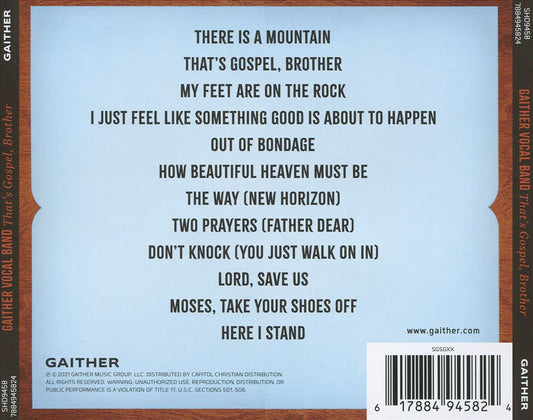 That's Gospel, Brother cover art