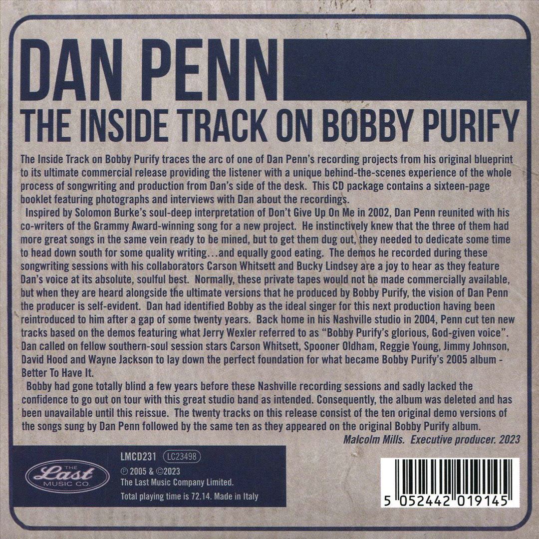 Inside Track on Bobby Purify cover art