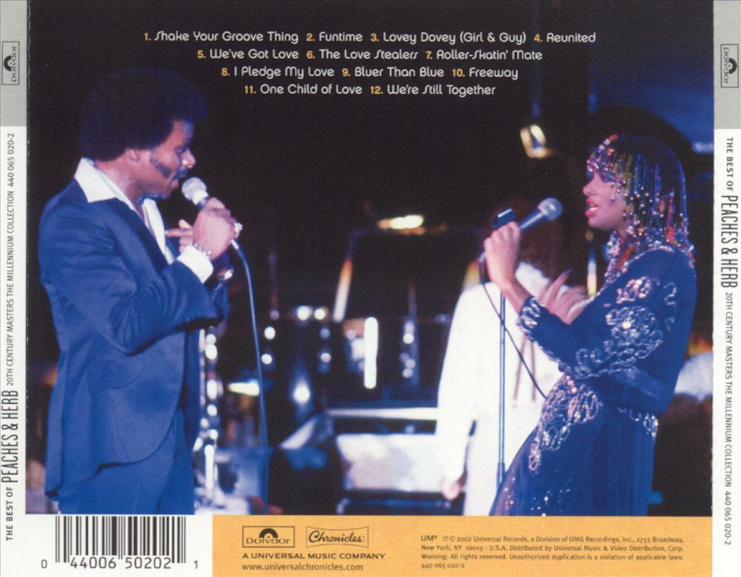 20th Century Masters - The Millennium Collection: The Best of Peaches & Herb cover art