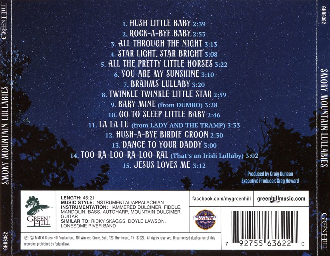 Smoky Mountain Lullabies cover art