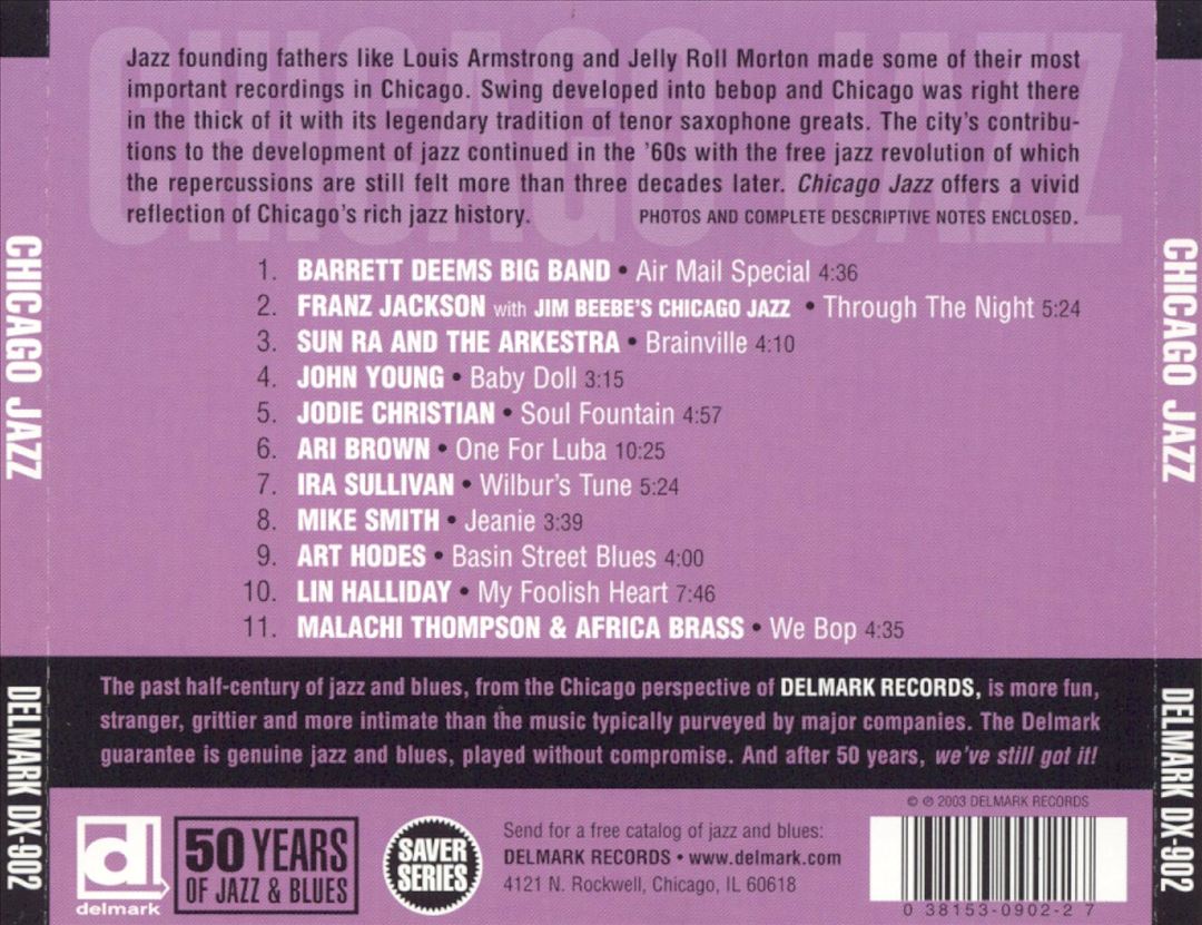 Chicago Jazz: Delmark 50th Anniversary Collection cover art