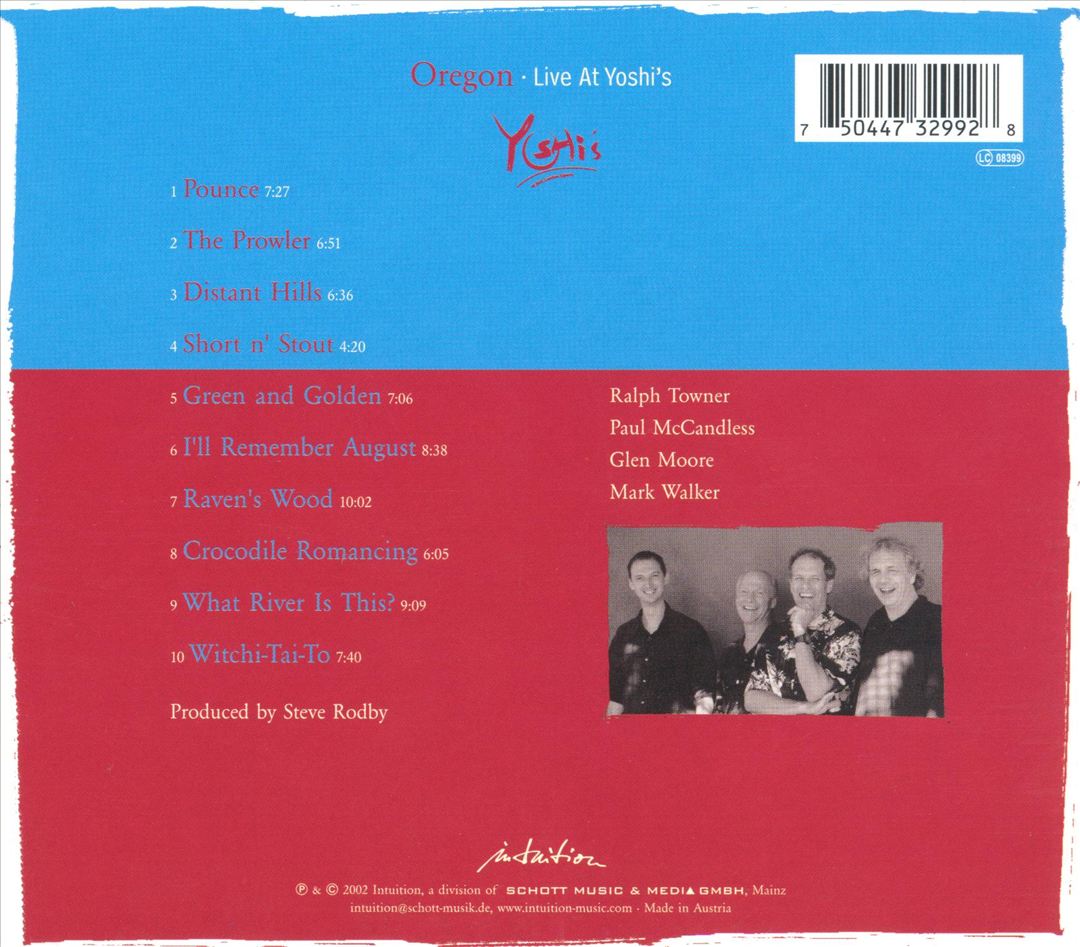 Live at Yoshi's cover art