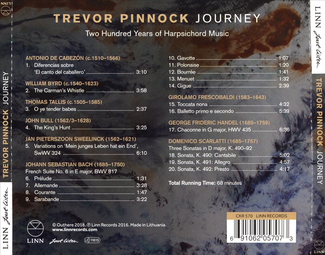 Journey: Two Hundred Years of Harpsichord Music cover art