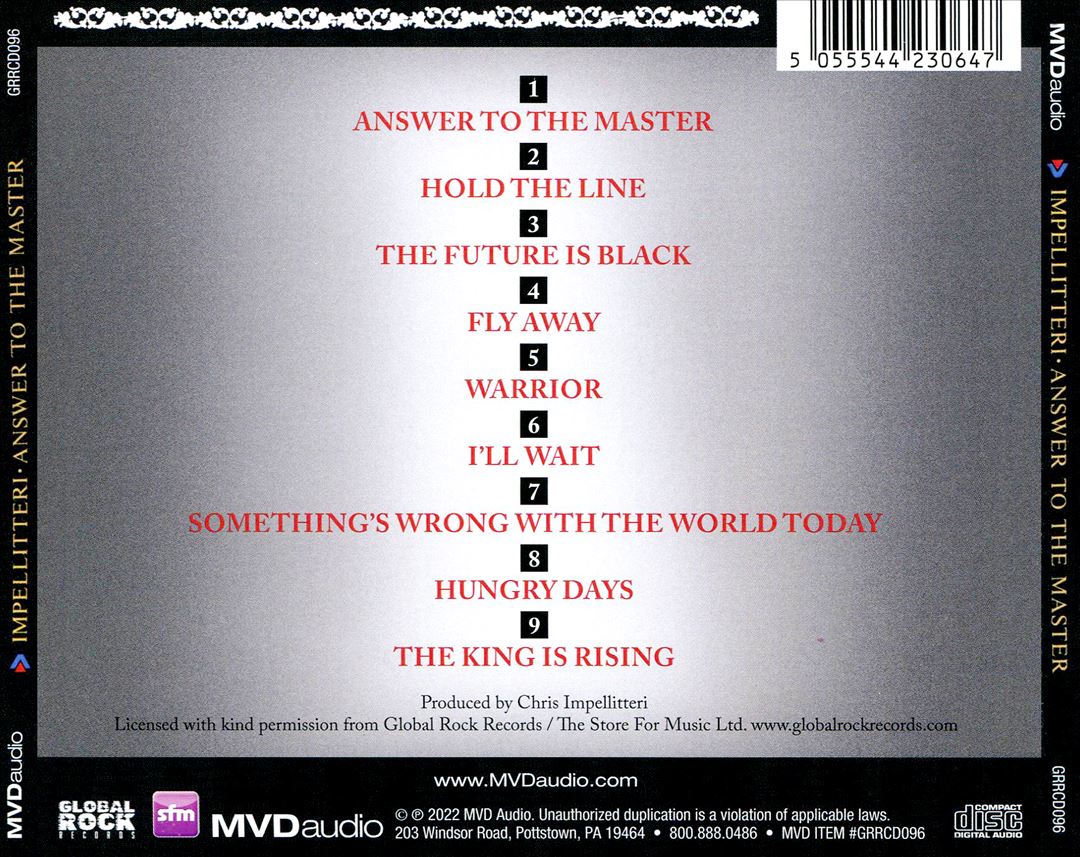 Answer To The Master cover art