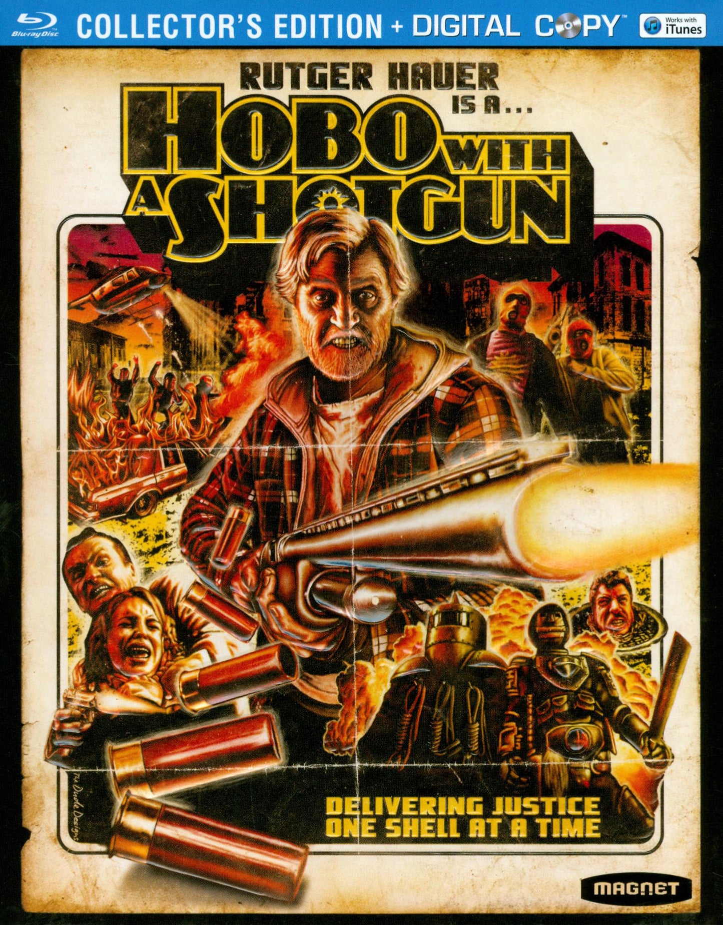 Hobo With a Shotgun [Blu-ray][Collector's Edition] [Includes Digital Copy] cover art