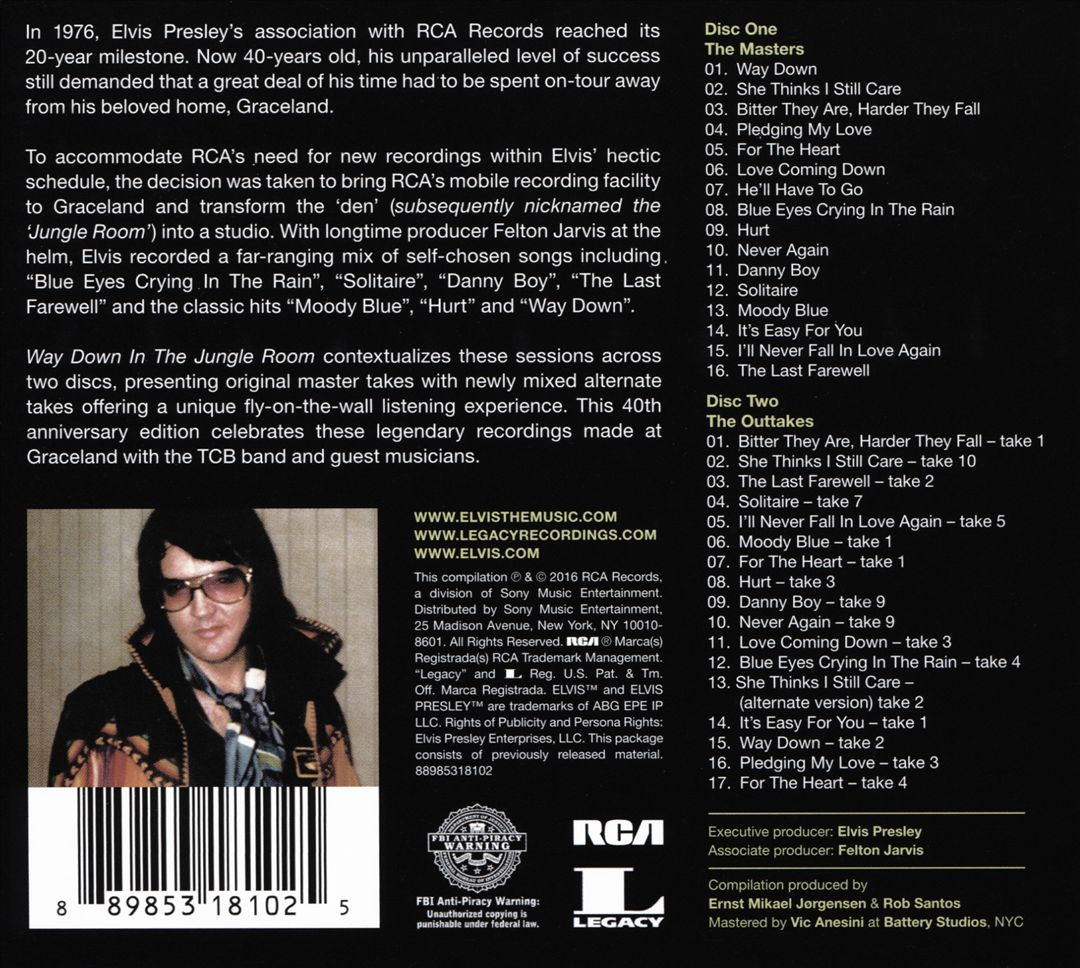 Way Down in the Jungle Room cover art