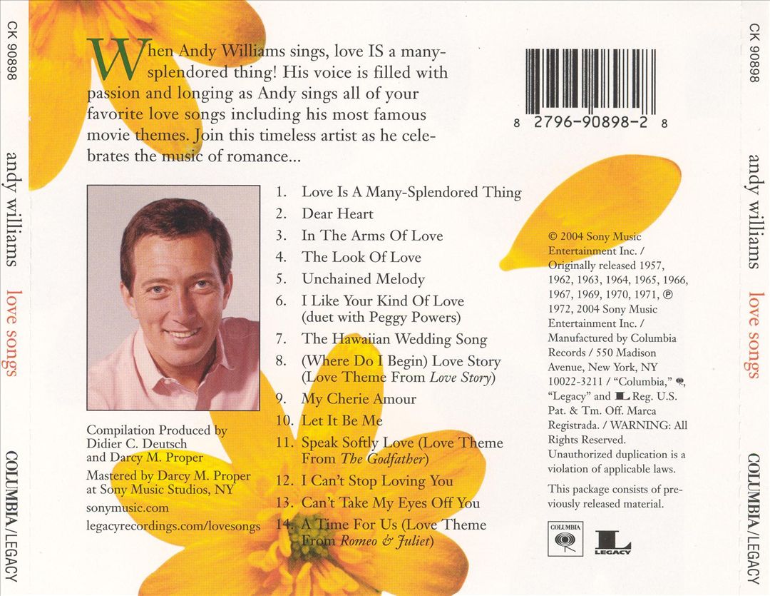 Love Songs [Columbia/Legacy] cover art