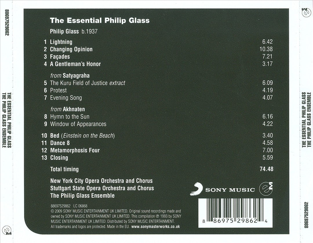 Essential Philip Glass cover art