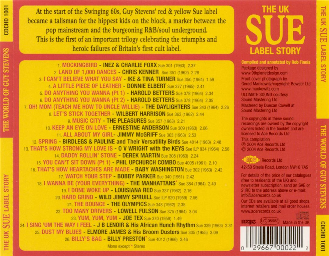 UK Sue Label Story: The World of Guy Stevens cover art