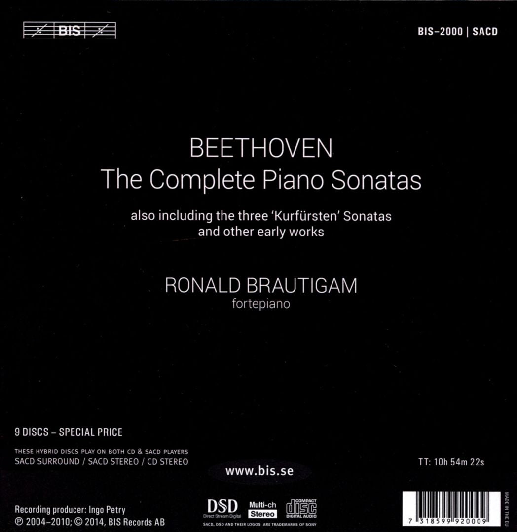 Beethoven: The Complete Sonatas cover art