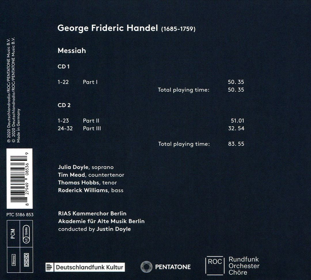 Handel: Messiah cover art