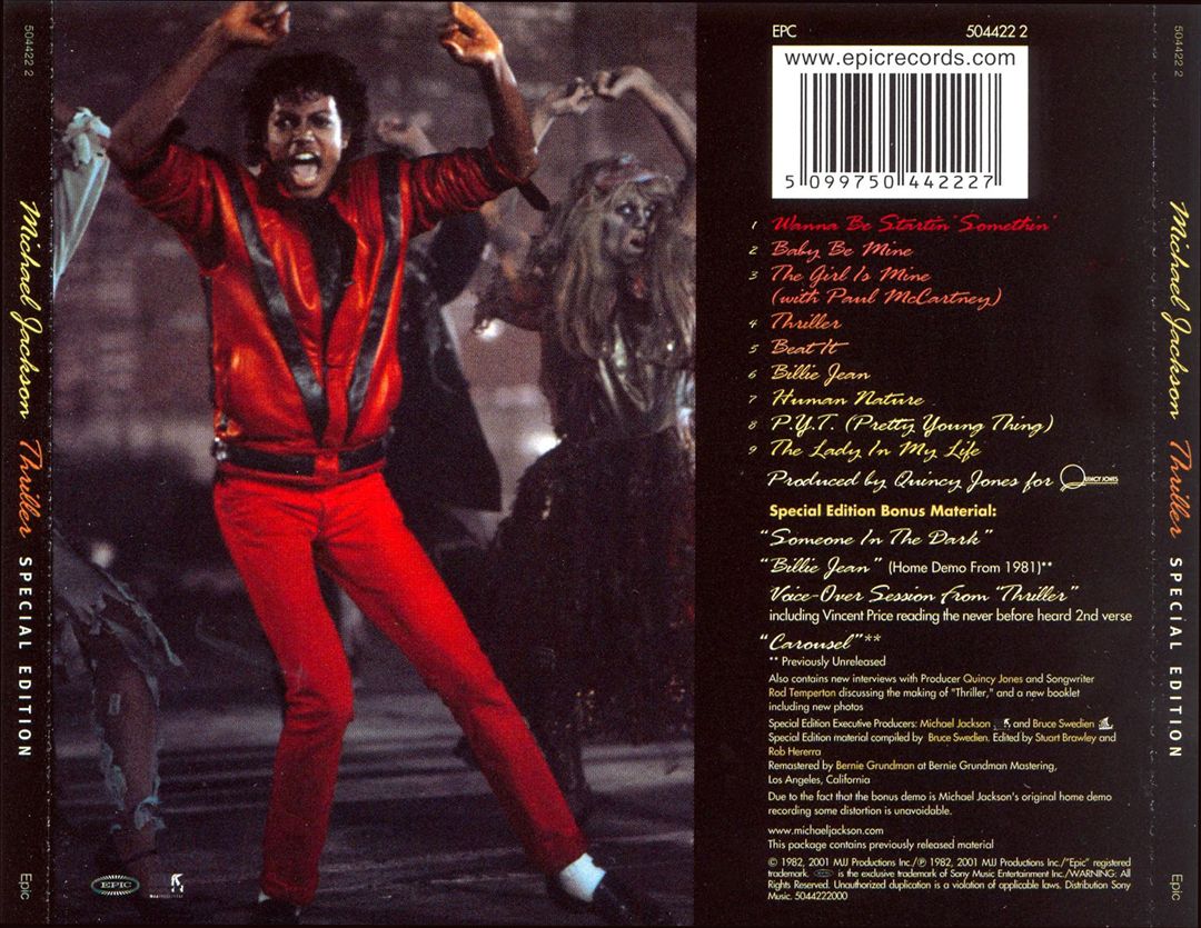 Thriller [Bonus Tracks] cover art
