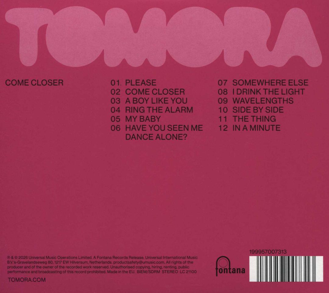 COME CLOSER cover art
