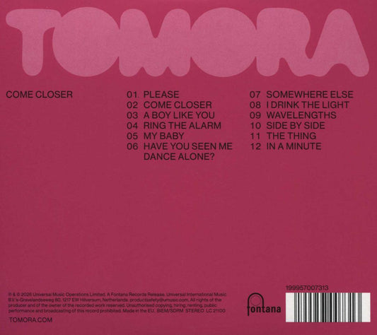 COME CLOSER cover art