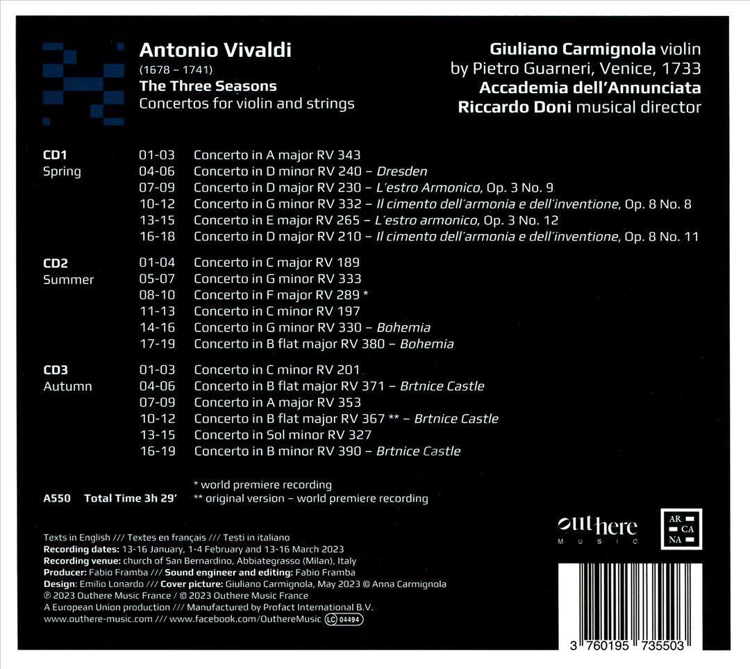Three Seasons of Antonio Vivaldi cover art
