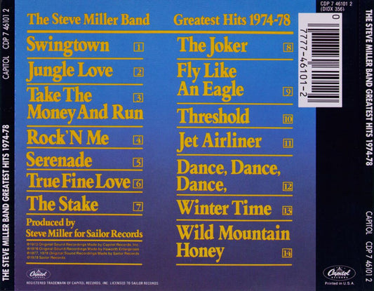 Greatest Hits 1974-78 cover art