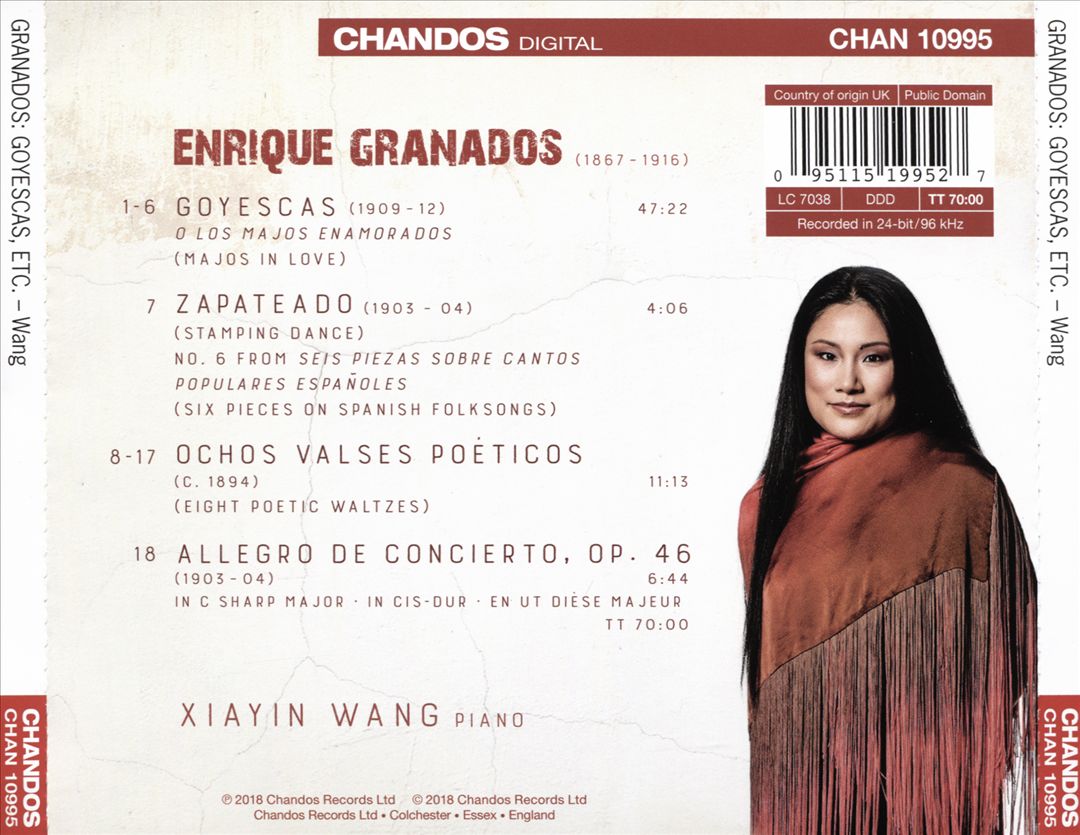 Granados: Goyescas; Allegro de Concierto; Valses Poéticos; Zapateado cover art