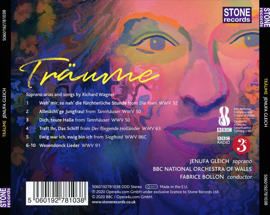 Träume: Soprano Arias and Songs by Richard Wagner cover art