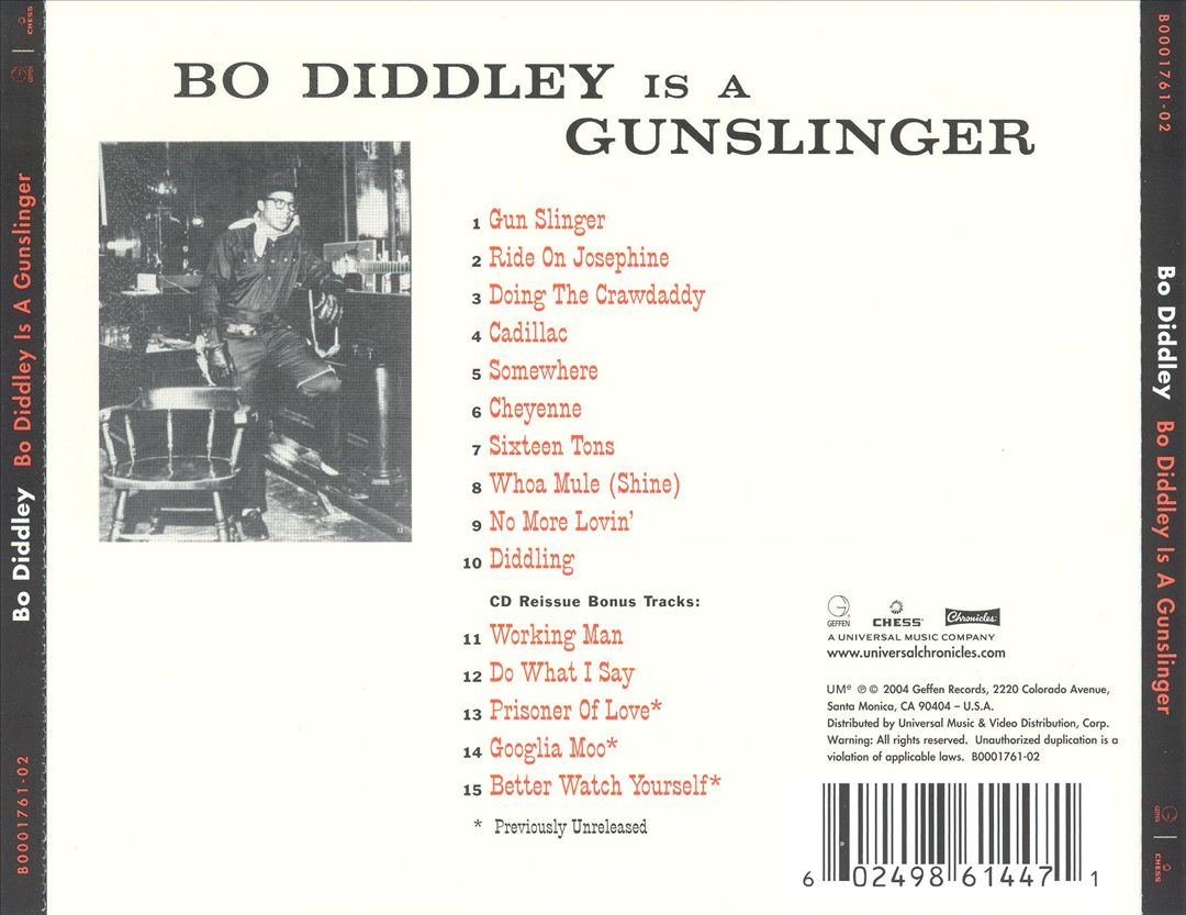 Bo Diddley Is a Gunslinger [Bonus Tracks] cover art