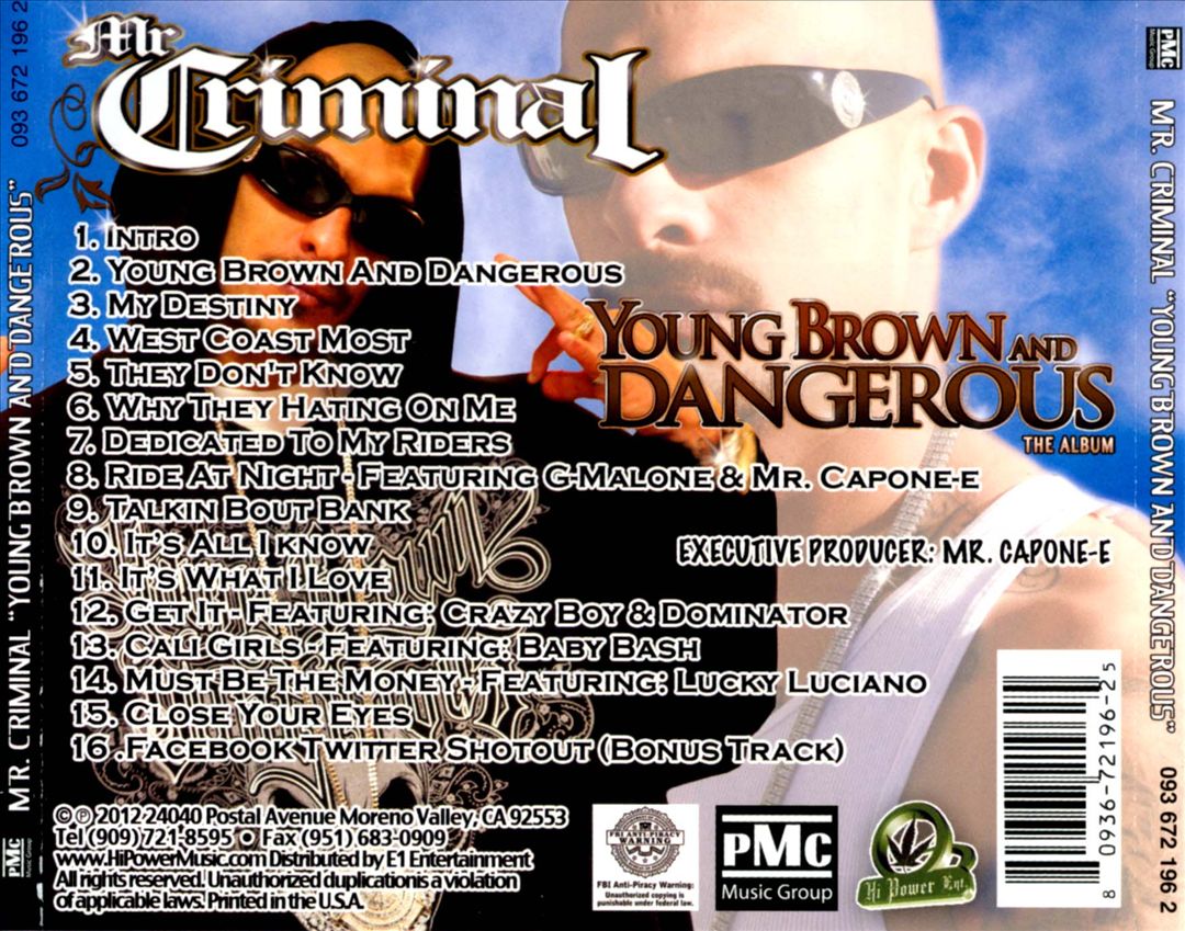 Young, Brown and Dangerous cover art