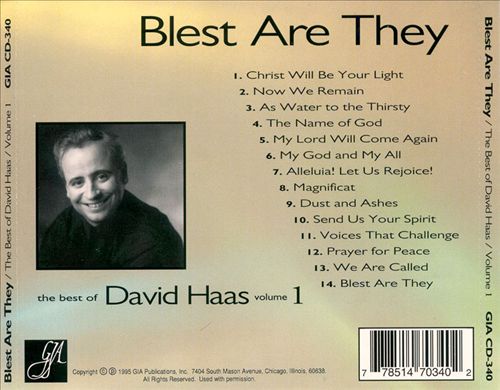 Best of David Haas, Vol. 1: Blest Are They cover art