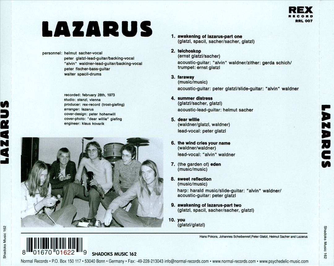 Lazarus cover art