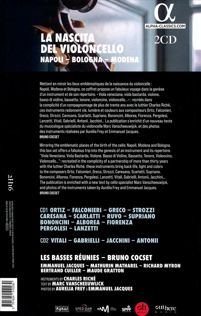 Nascita del Violoncello: Napoli, Bologna, Modena cover art