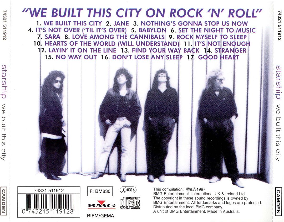 We Built This City: The Very Best of Starship cover art