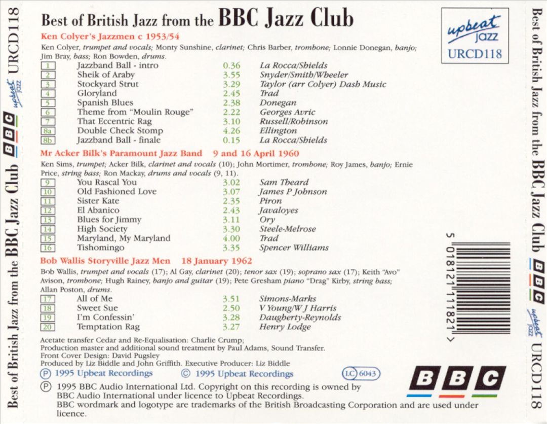 Best of British Jazz From the BBC Jazz Club, Vol. 1 cover art