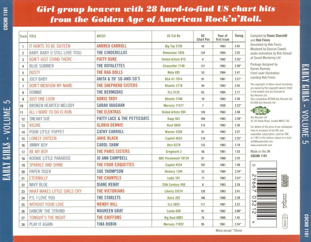 Early Girls, Vol. 5 cover art