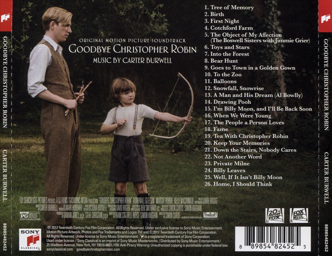 Goodbye Christopher Robin [Original Motion Picture Soundtrack] cover art