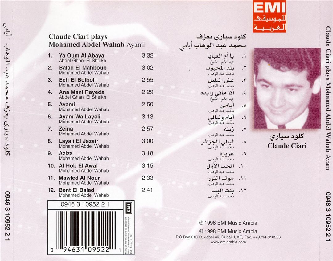 Plays Mohamed Abdel Wahab Ayyami cover art