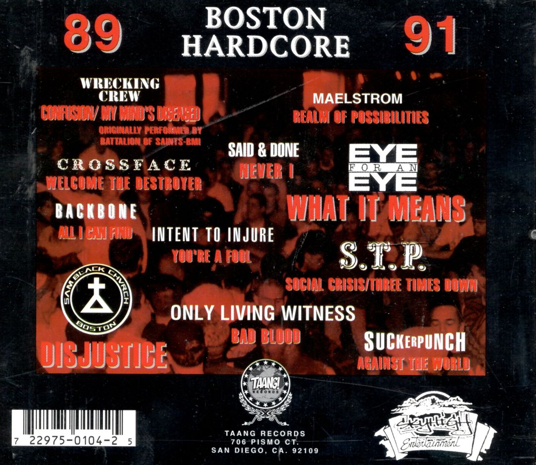 Boston Hardcore: 89-91 cover art