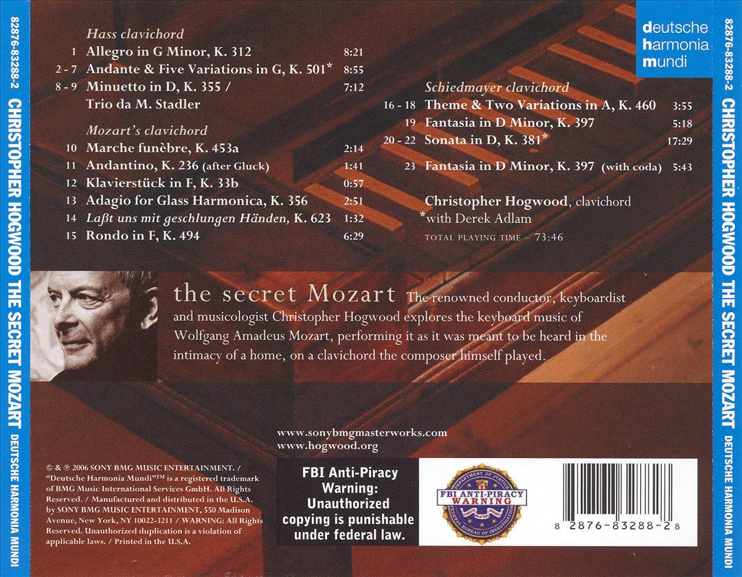 Secret Mozart cover art