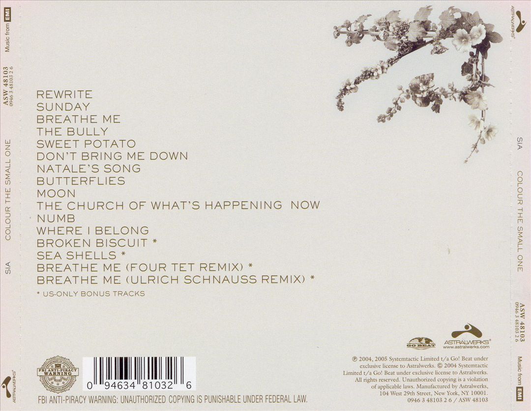 Colour the Small One [16 Tracks] cover art