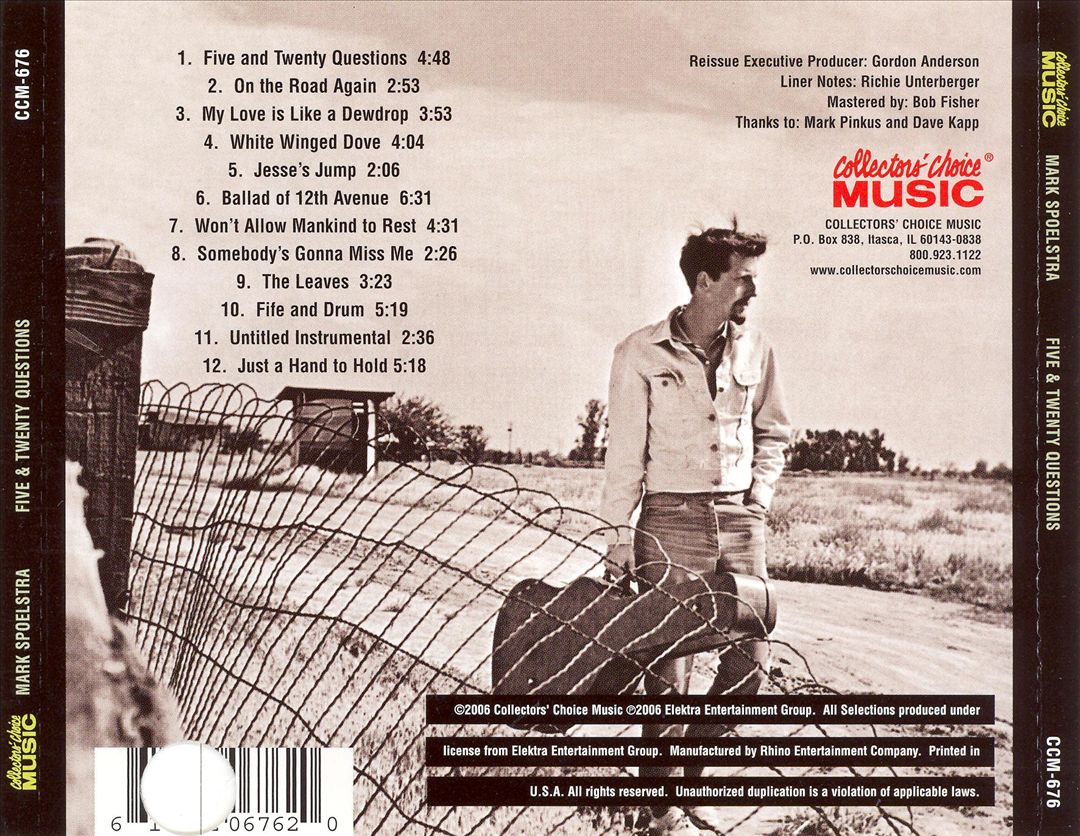 Five & Twenty Questions cover art