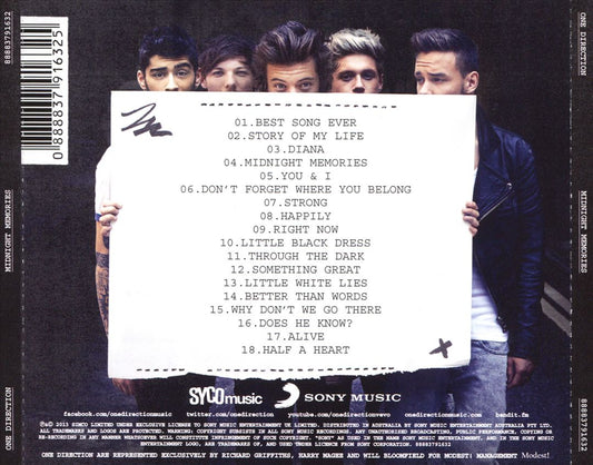 Midnight Memories cover art