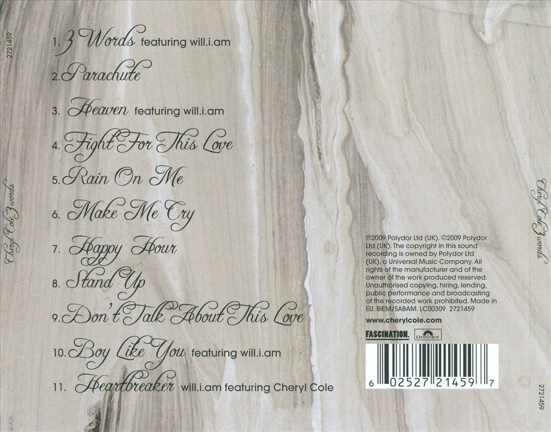 3 Words cover art