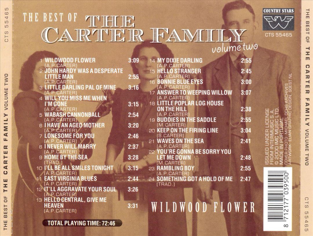 Best of the Carter Family, Vol. 2 cover art