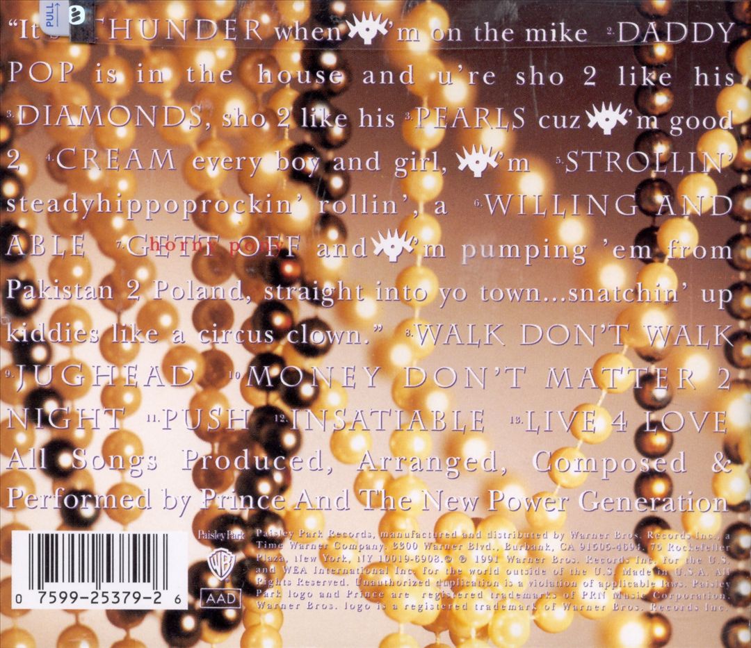 Diamonds and Pearls cover art