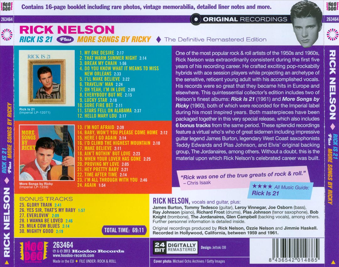 More Songs by Ricky/Rick Is 21 [Bonus Tracks] cover art
