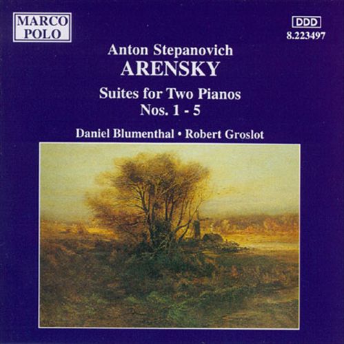 Arensky: Suites for Two Pianos cover art