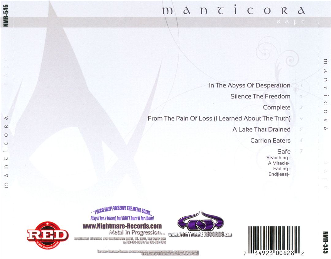 Safe cover art