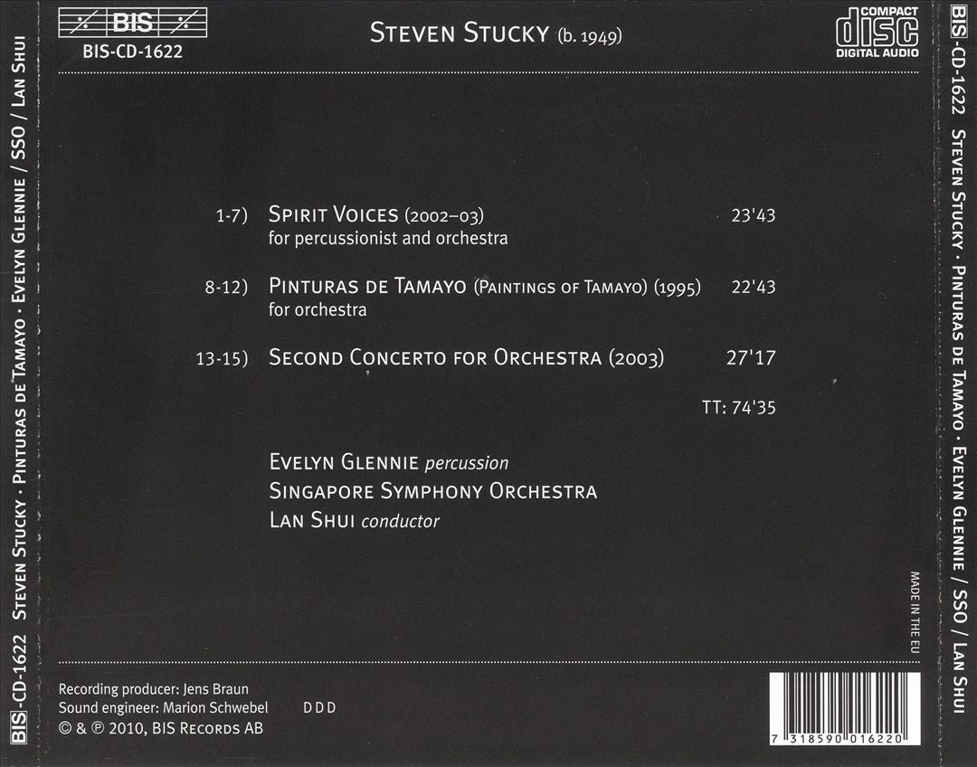 Pinturas de Tamayo: Orchestral Works by Steven Stucky cover art