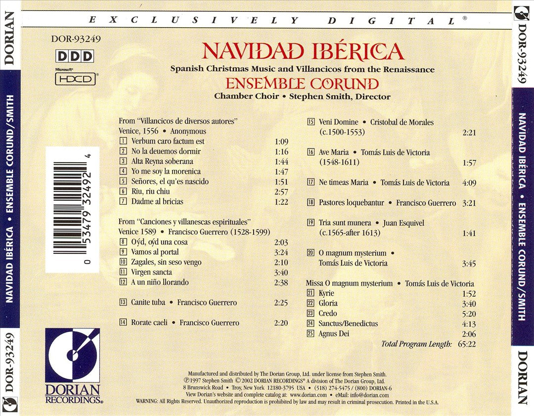 Navidad Iberica: Spanish Christmas Music & Villancicos cover art