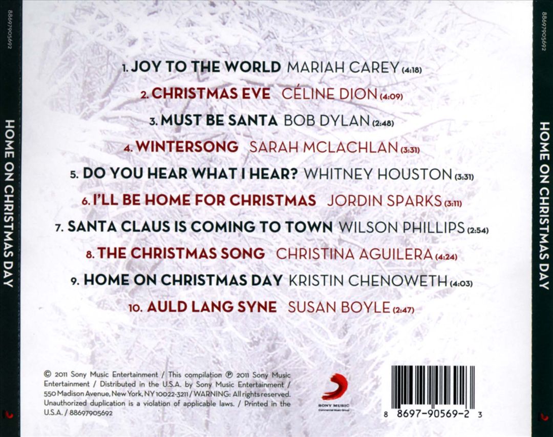 Home on Christmas Day cover art
